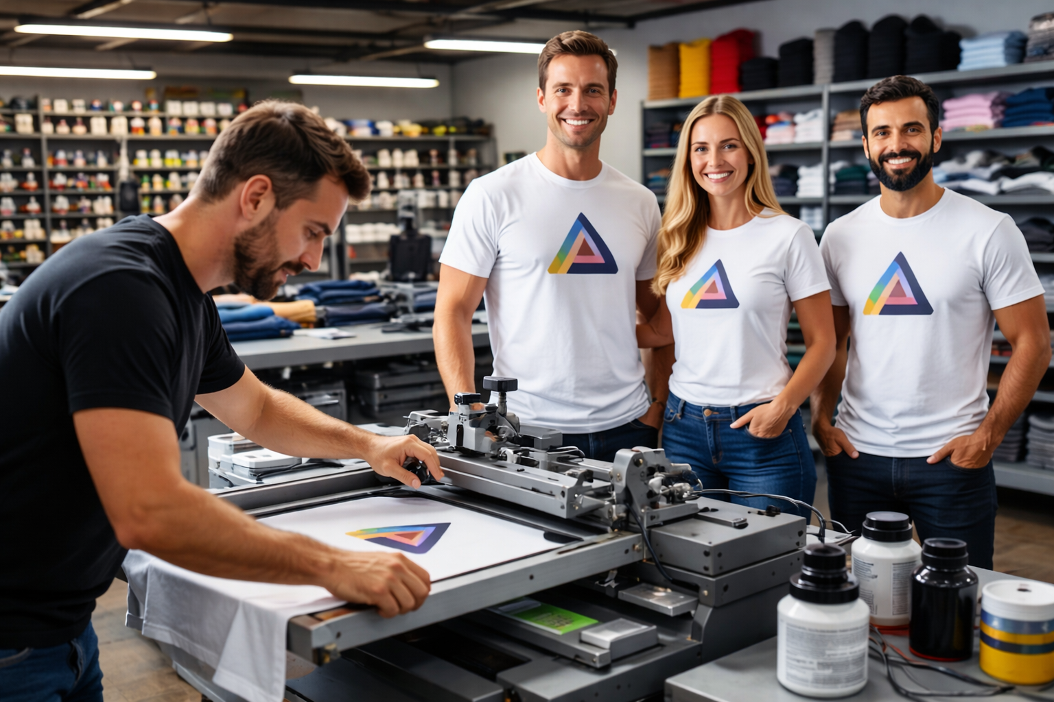 Professional textile printing