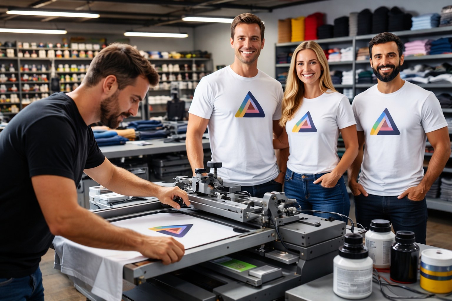 Professioneller Textildruck